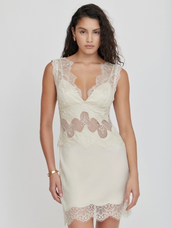 Third Form Dresses & Skirts - Third Form Visions of Lace Mini Dress